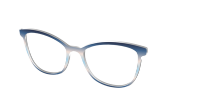 The Hydrangea Haze Gradient - Angle Top Thumbnail - Pair Eyewear