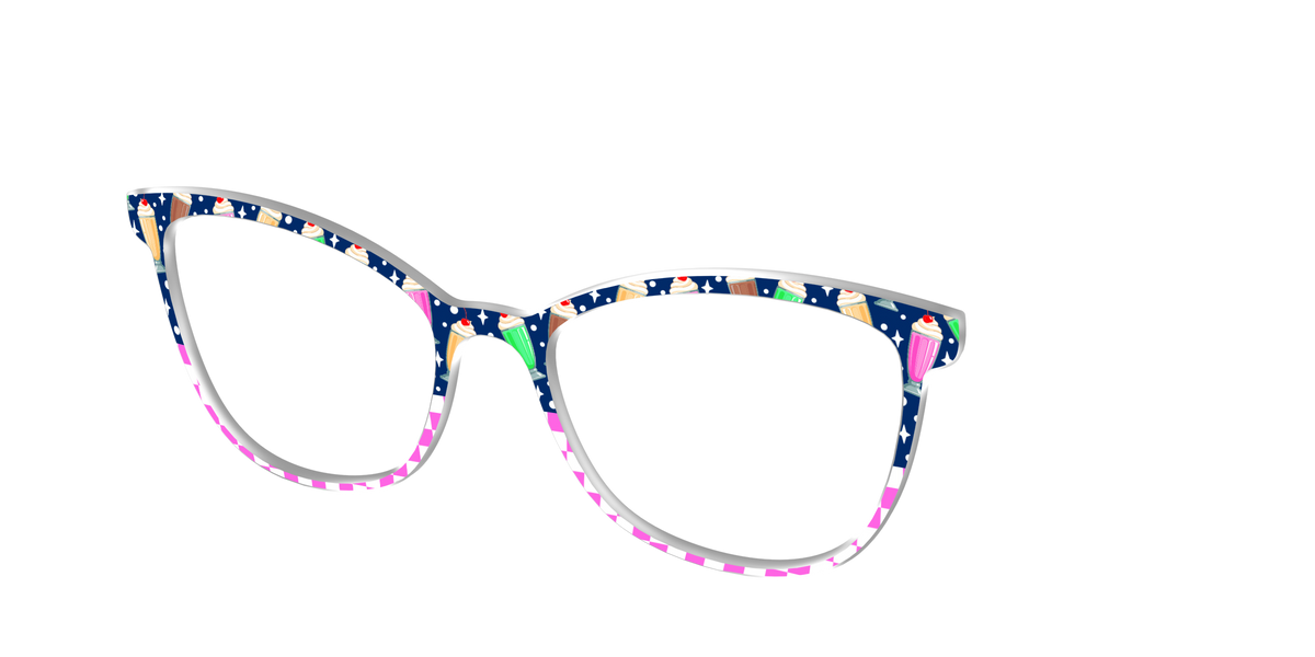 The Ice Cream Social Split - Angle Top Image - Pair Eyewear