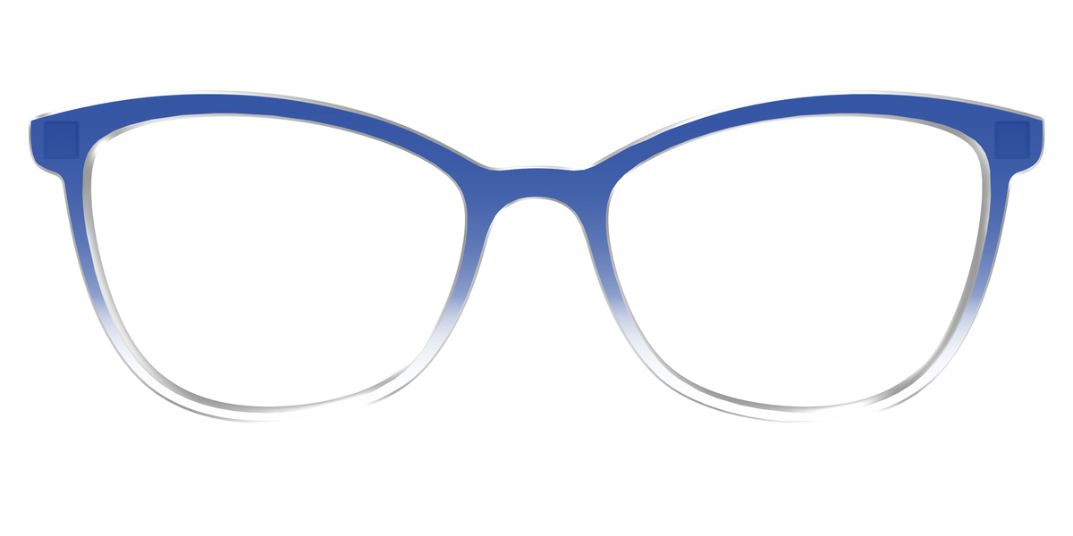 The Indigo Gradient Crystal - Front Top Image - Pair Eyewear