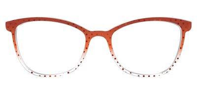 The Inferno Orange Gradient Crystal Polka Dots - Front Top Thumbnail - Pair Eyewear