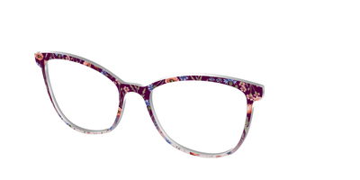 The Mulberry Floral Dip-Dye - Angle Top Thumbnail - Pair Eyewear