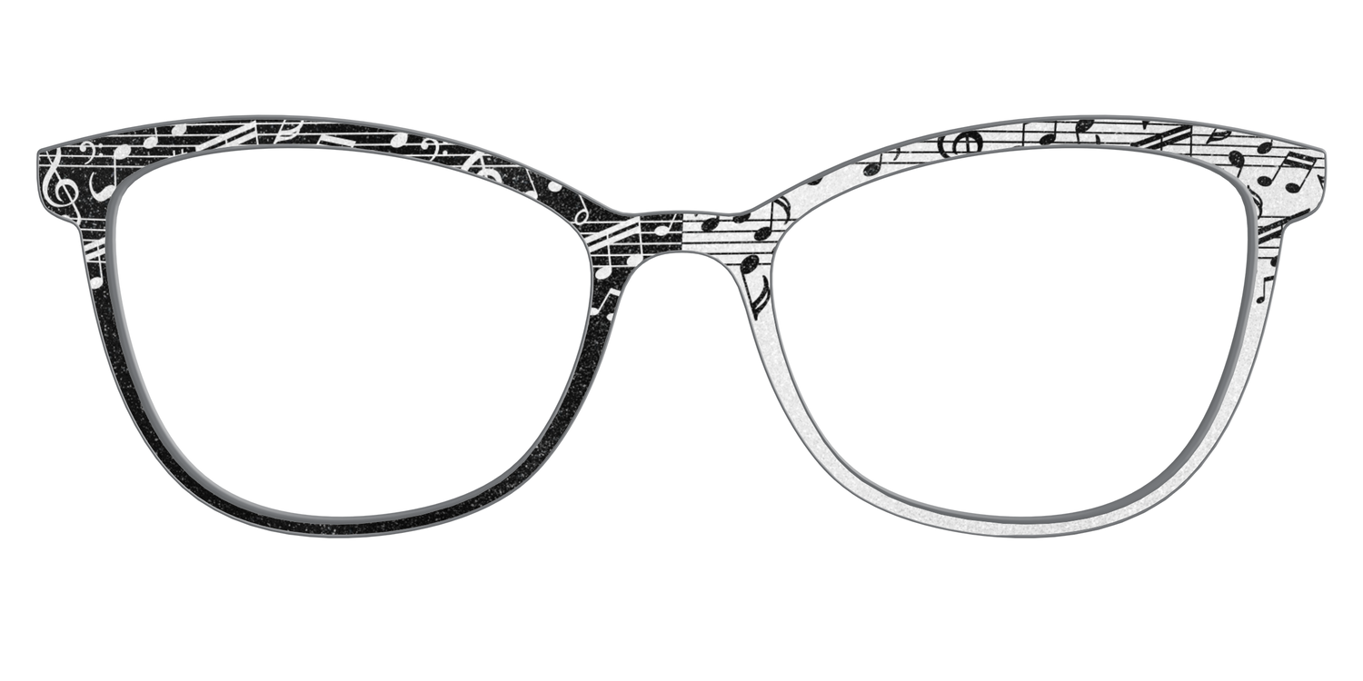 The Musical Shimmer Split - Front Top Image - Pair Eyewear