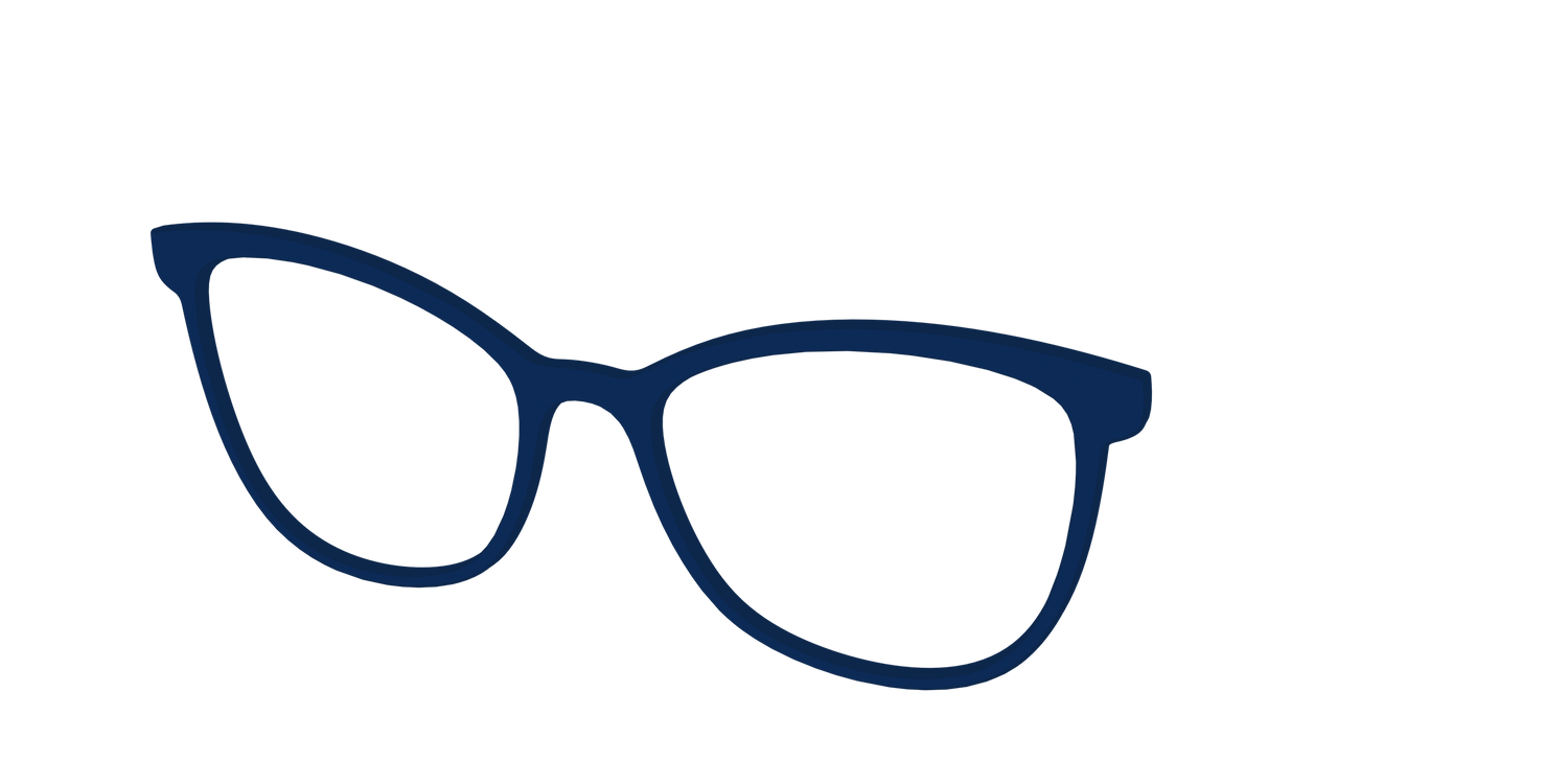 The Navy - Angle Top Image - Pair Eyewear