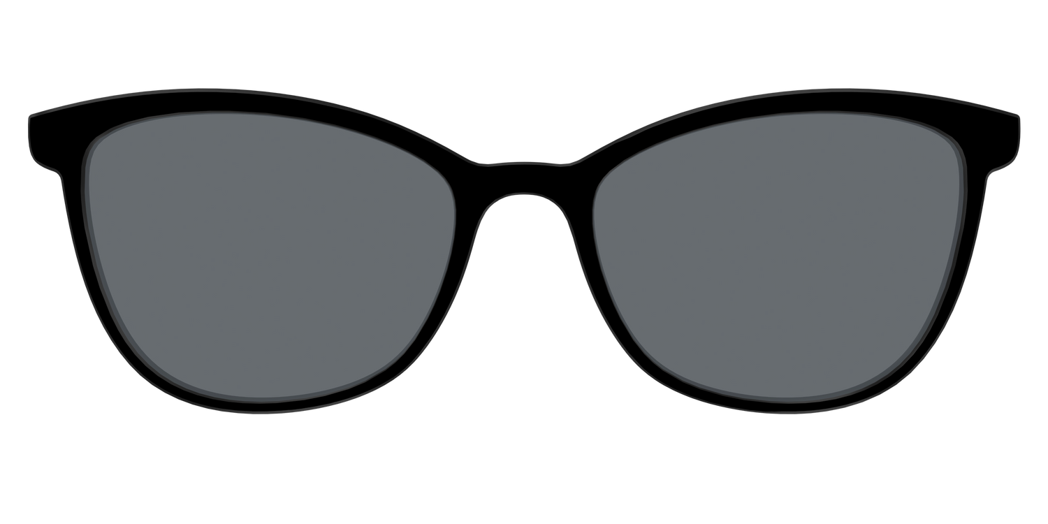 The Non-Polarized Black Sun Top - Front Top Image - Pair Eyewear