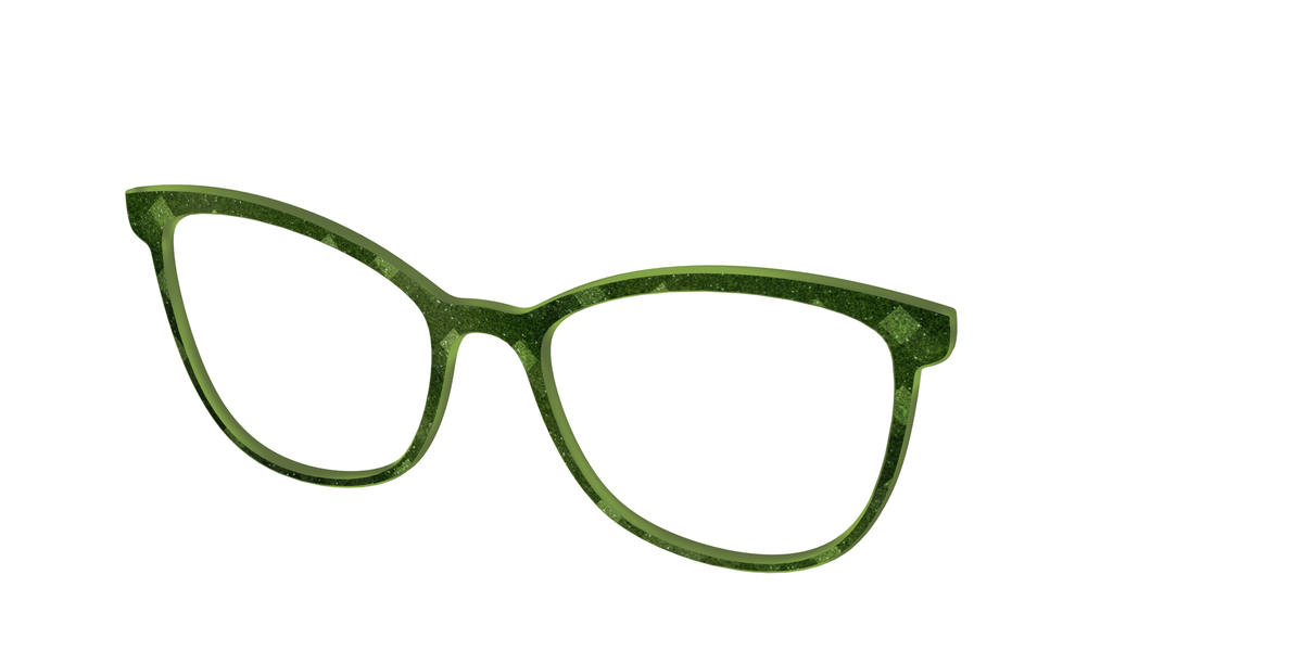 The Olive Geo - Angle Top Image - Pair Eyewear