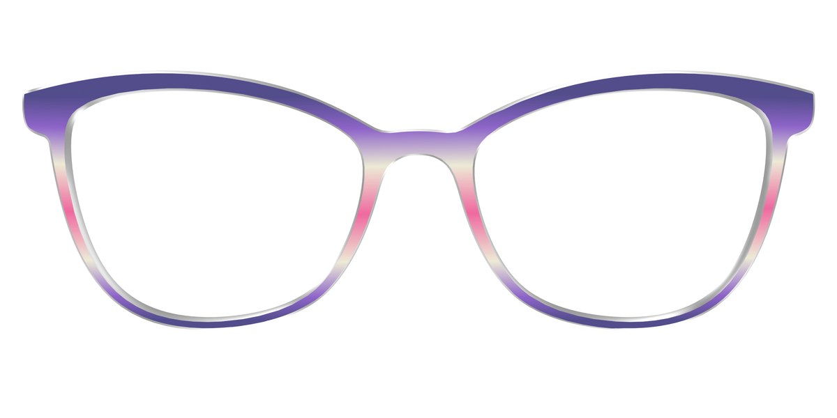The Petunia Haze Gradient - Front Top Image - Pair Eyewear