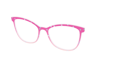 The Pink Butterfly Sparkle Crystal - Angle Top Thumbnail - Pair Eyewear