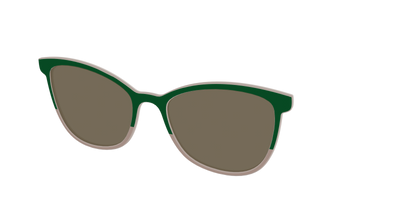 The Polarized Cedar & Sap Crystal Split Sun Top - Angle Top Thumbnail - Pair Eyewear