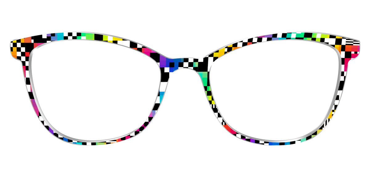 The Prismatic Check - Front Top Image - Pair Eyewear