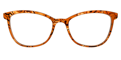 The Pumpkin Pearl Swirl - Front Top Thumbnail - Pair Eyewear