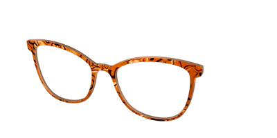 The Pumpkin Pearl Swirl - Angle Top Thumbnail - Pair Eyewear