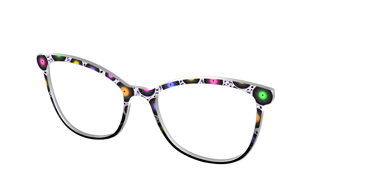 The Record Collection - Angle Top Image - Pair Eyewear