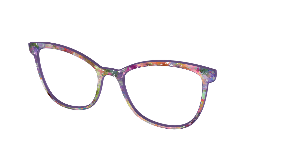 The Silver Foil Starry Sky - Angle Top Image - Pair Eyewear