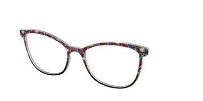 The Skull & Thorn Stained Glass - Angle Top Thumbnail - Pair Eyewear