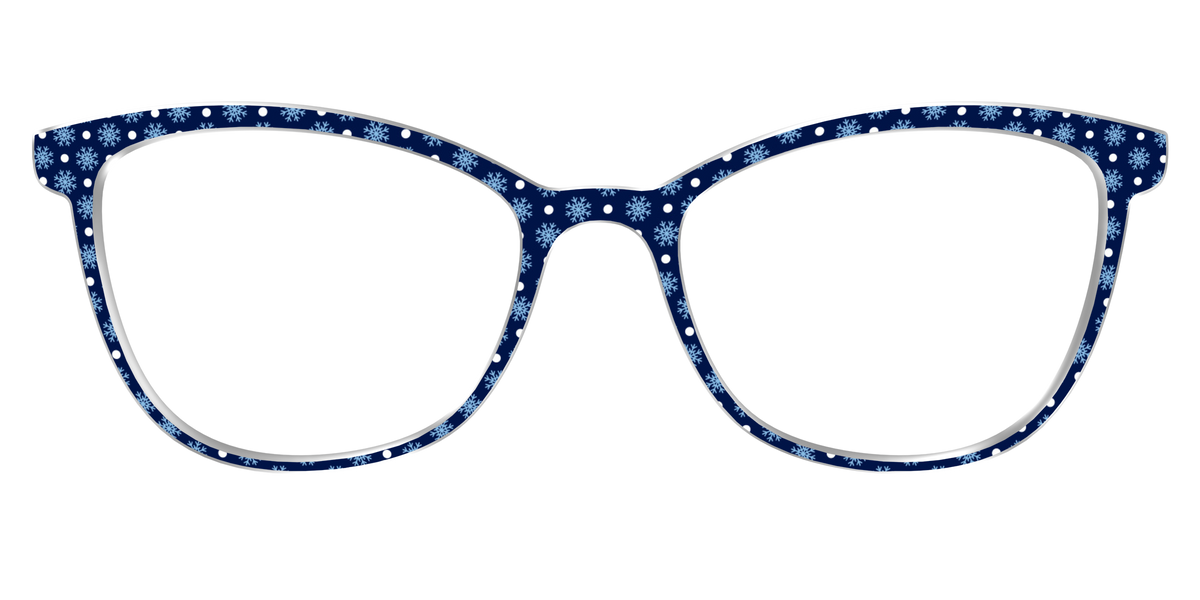 The Snowflake Polka Dot - Front Top Image - Pair Eyewear