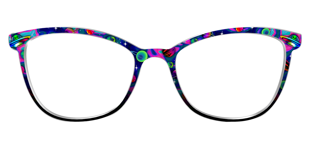 The Space Invasion Marble - Front Top Image - Pair Eyewear