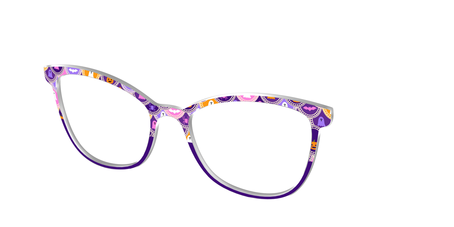 The Spooky Scallop Split - Angle Top Image - Pair Eyewear