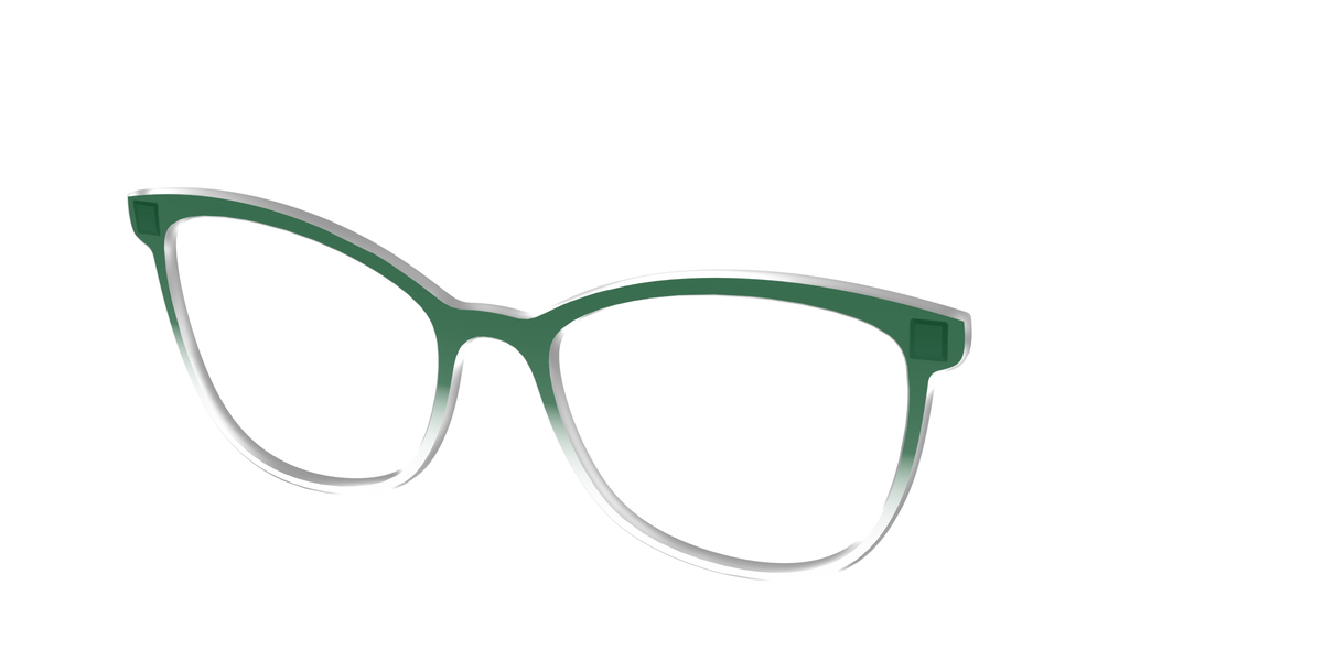 The Spruce Gradient Crystal - Angle Top Image - Pair Eyewear