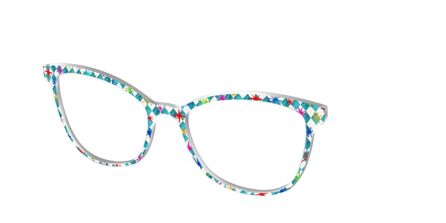 The Starburst Diamonds - Angle Top Image - Pair Eyewear