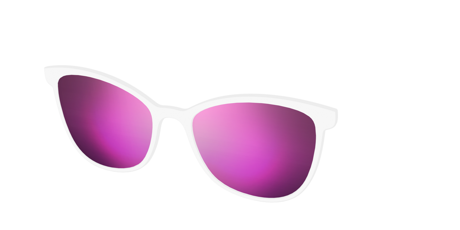 The Polarized White Sun Top - Angle Top Image - Pair Eyewear