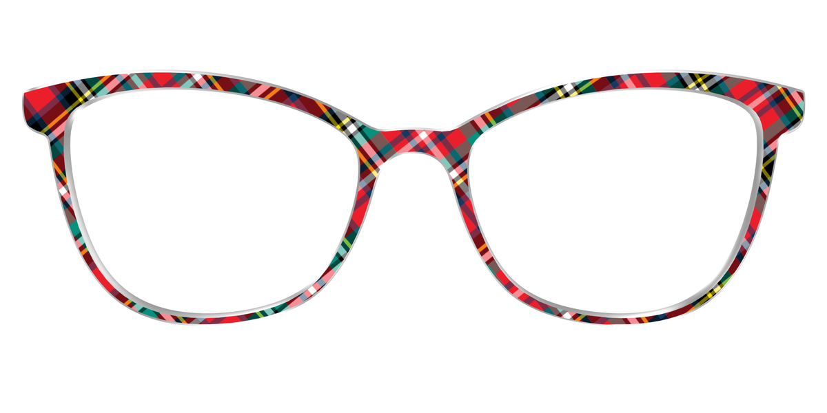 The Winter Plaid - Front Top Image - Pair Eyewear