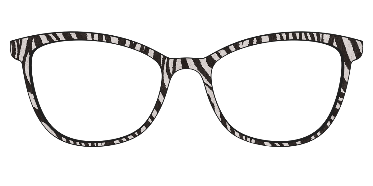 The Zebra Stripes - Front Top Image - Pair Eyewear