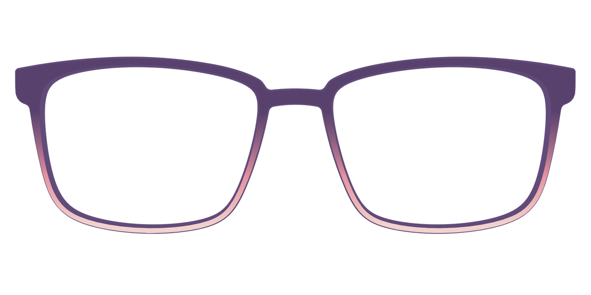 The Acai to Blush Gradient - Front Top Image - Pair Eyewear