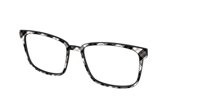 The B&W Plaid - Angle Top Thumbnail - Pair Eyewear