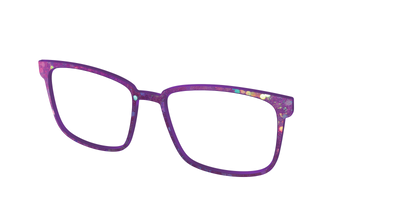 The Berry Jam Hexagons - Angle Top Thumbnail - Pair Eyewear