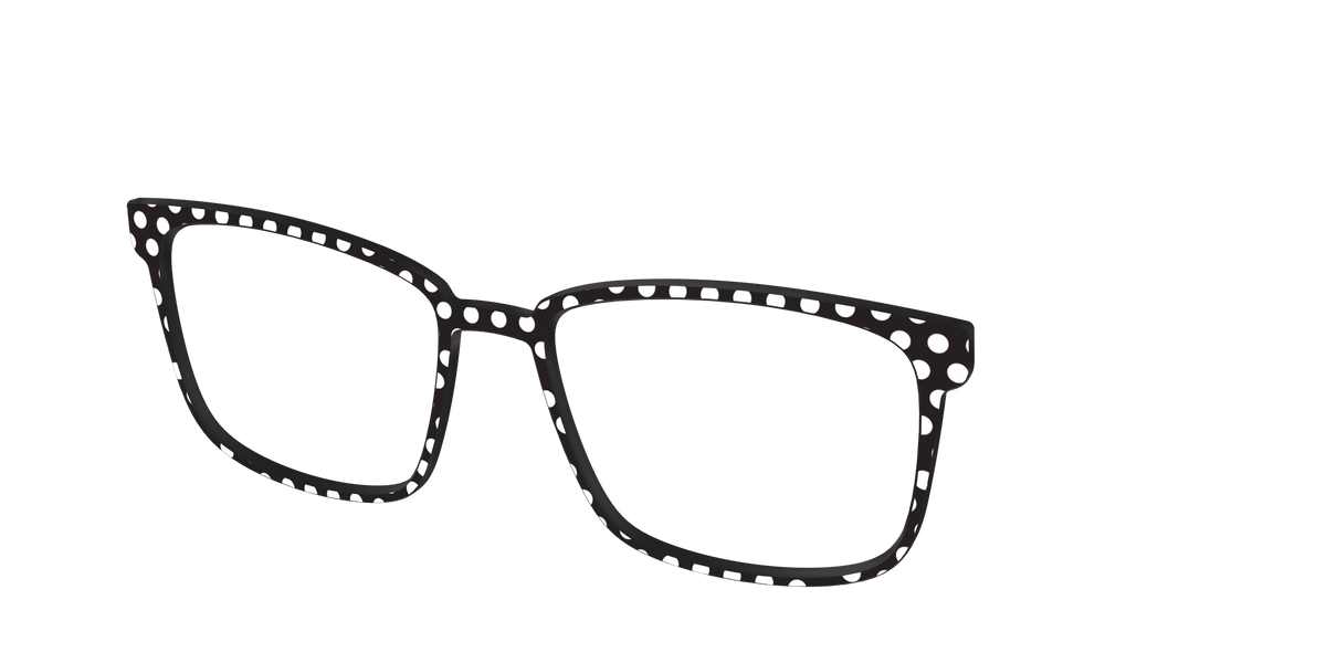 The Black Polka Dots - Angle Top Image - Pair Eyewear