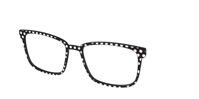 The Black Polka Dots - Angle Top Thumbnail - Pair Eyewear