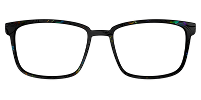 The Black Holographic Scrolls - Front Top Thumbnail - Pair Eyewear