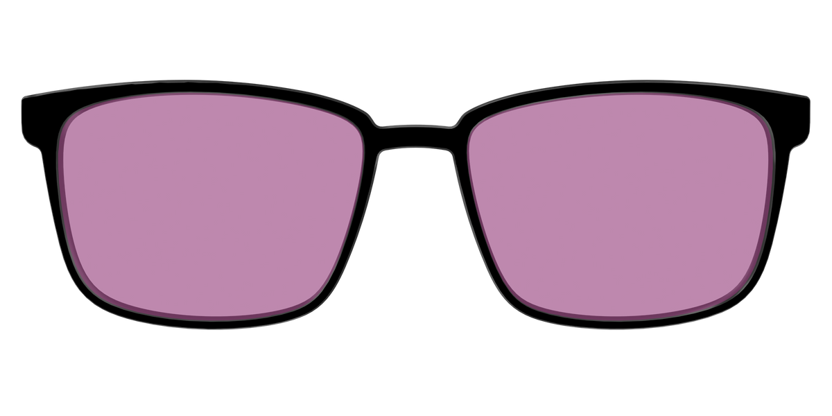 The Black with Pink Racquet Sport lens - Front Top Image - Pair Eyewear