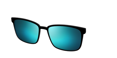 The Polarized Blue Reflective Sun Top - Angle Top Thumbnail - Pair Eyewear