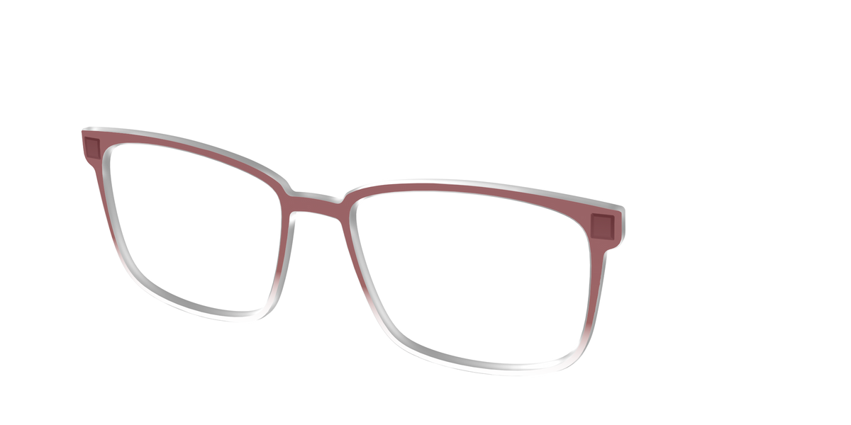 The Burgundy Gradient Crystal - Angle Top Image - Pair Eyewear