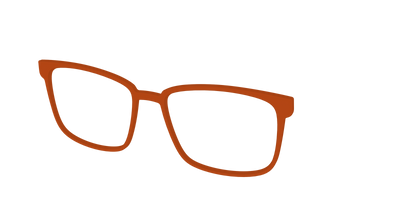 The Burnt Orange - Angle Top Thumbnail - Pair Eyewear