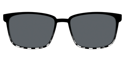 The Polarized Checkerboard Fade Sun Top - Front Top Thumbnail - Pair Eyewear