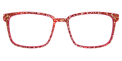 The Crimson Flair Shimmer with Gold Foil - Front Top Thumbnail - Pair Eyewear