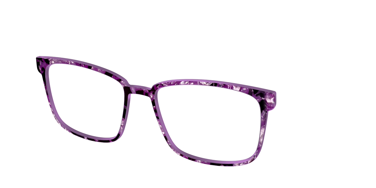 The Dark Orchid Pearl Tortoise - Angle Top Image - Pair Eyewear