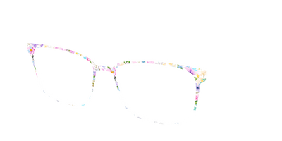 The Delicate Flower Crown with Butterfly Glitter - Angle Top Thumbnail - Pair Eyewear