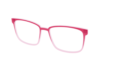 The Flamingo to Blush Gradient Crystal - Angle Top Thumbnail - Pair Eyewear