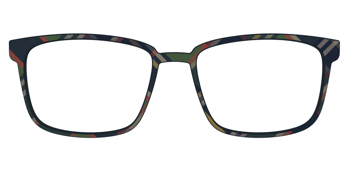 The Flannel Plaid - Front Top Image - Pair Eyewear