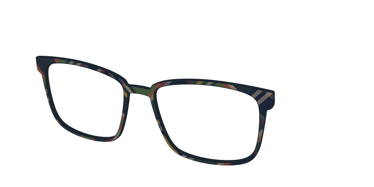 The Flannel Plaid - Angle Top Image - Pair Eyewear