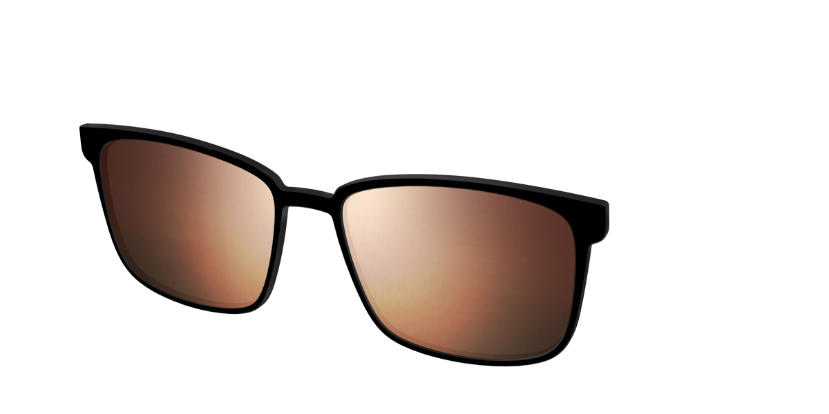 The Polarized Gold Reflective Sun Top - Angle Top Image - Pair Eyewear