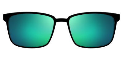 The Polarized Green Reflective Sun Top - Front Top Thumbnail - Pair Eyewear