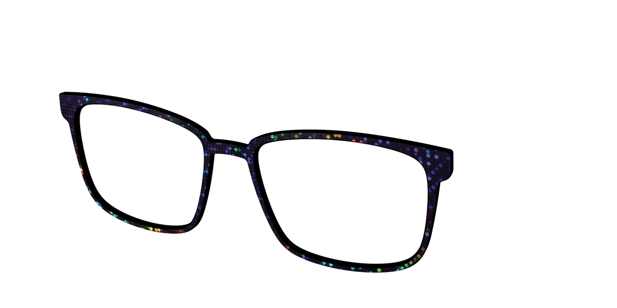 The Holographic Dots - Angle Top Image - Pair Eyewear