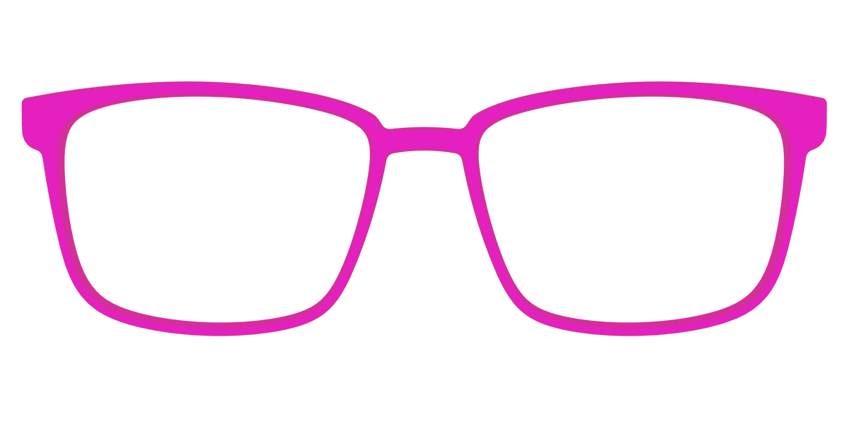 The Hot Pink - Front Top Image - Pair Eyewear
