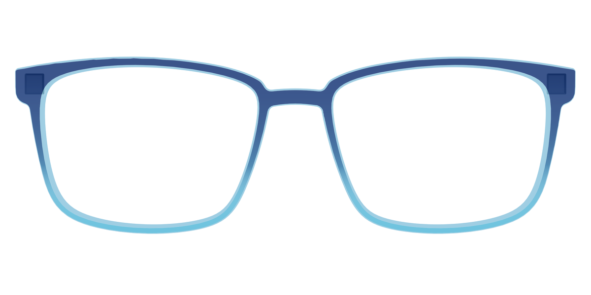 The Indigo to Sky Blue Gradient Crystal - Front Top Image - Pair Eyewear