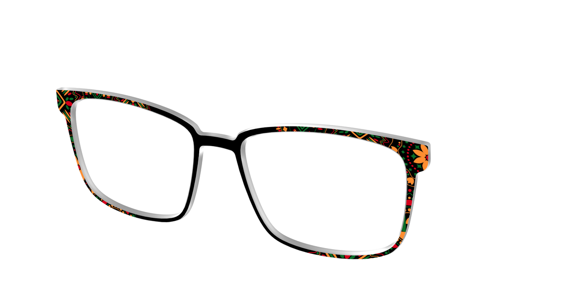 The Kwanzaa Medallion - Angle Top Image - Pair Eyewear