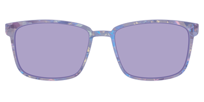 The Lavender Pearl Tort With Celestial Purple lens - Front Top Thumbnail - Pair Eyewear